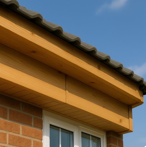 Timber fascia and soffit